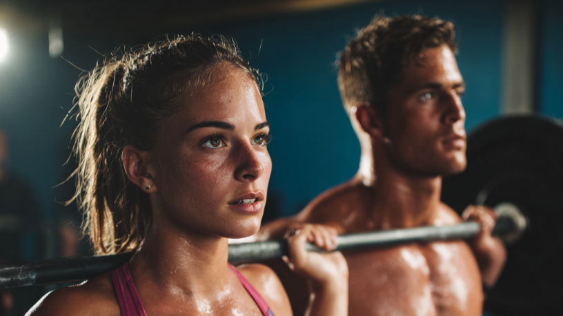 Pareja recuperando la motivacion para entrenar